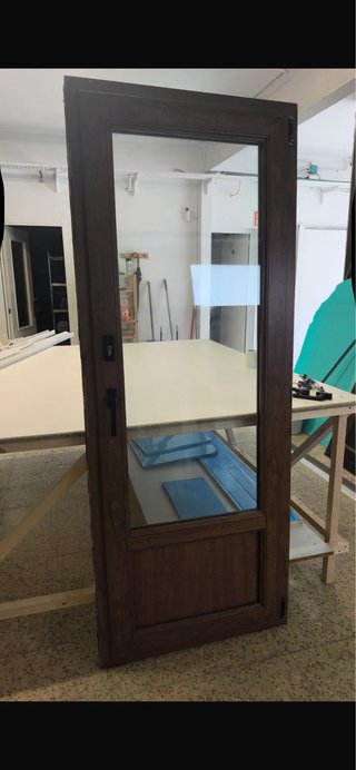 Ventana PVC Madera practicable