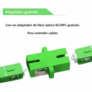 Cable fibra optica router SC/APC- SC/APC para Movistar, Vodafone, Orange, MásMóvil...