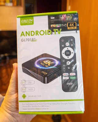 GREEN LYCA Android TV Box 4K GL70181