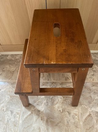 Banqueta de madera Ikea