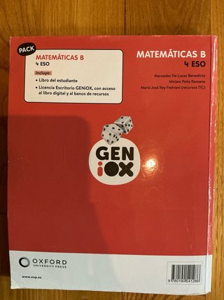 Matemáticas B, 4º ESO