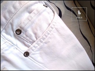 Vaqueros Ralph Lauren Blancos Impecables