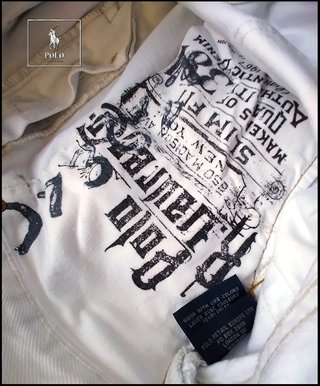Vaqueros Ralph Lauren Blancos Impecables