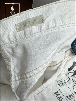 Vaqueros Ralph Lauren Blancos Impecables