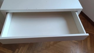 Mesa escritorio blanca de madera