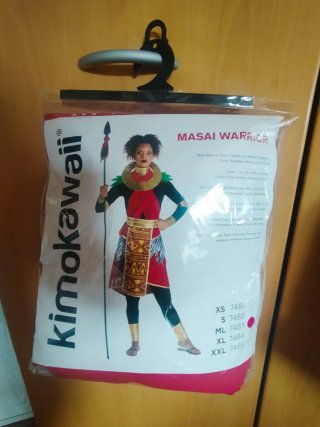 Disfraz Guerrera Masai Kimokawaii Talla M