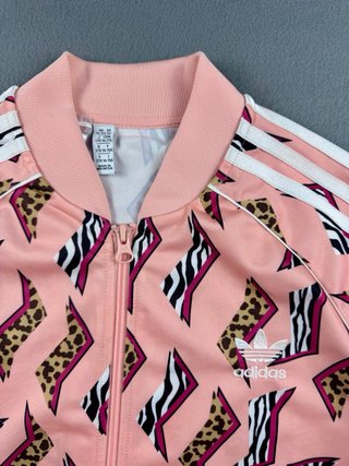 Chaqueta Adidas S Pink Animal Print