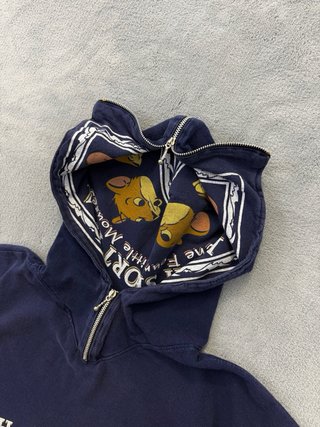Vintage Maglietta d’Archivio con Cappuccio Zio