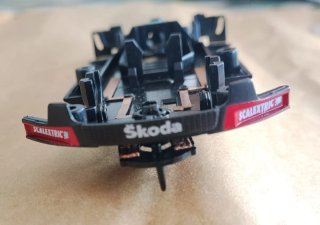 Chasis Scalextric Skoda Fabia Rally Car 1:32
