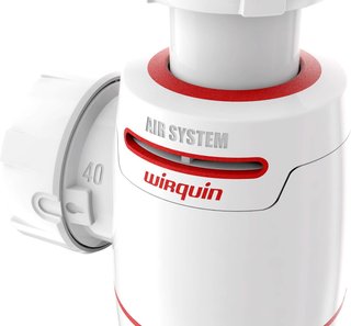 Wirquin D40 30722160 Neo Air - Sifón para lavabo, diámetro 40, color blanco