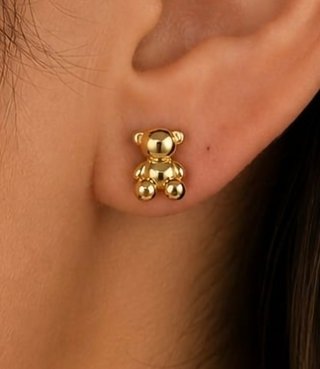 Pendientes Oso Tous Oro