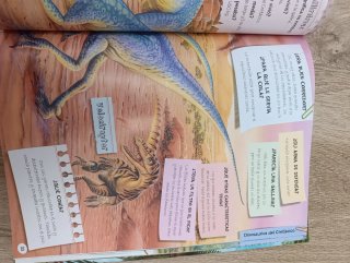 Libro sobre dinosaurios