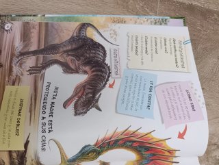 Libro sobre dinosaurios
