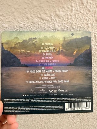 Sebastián Yatra Fantasía CD Firmado