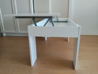 Mesa de centro elevable con almacenaje – NUEVA
