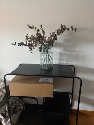 Mesa Estantería Negra metal