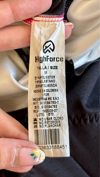 Maillot Ciclismo HighForce Mujer Talla M