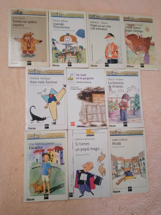 LOTE (II) DE 10 LIBROS EL BARCO DE VAPOR (blancos)