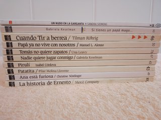 LOTE (II) DE 10 LIBROS EL BARCO DE VAPOR (blancos)
