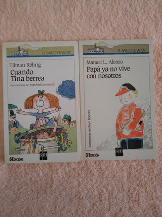 LOTE (II) DE 10 LIBROS EL BARCO DE VAPOR (blancos)