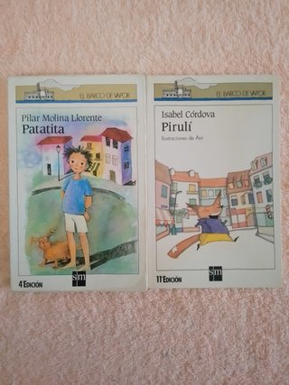 LOTE (II) DE 10 LIBROS EL BARCO DE VAPOR (blancos)