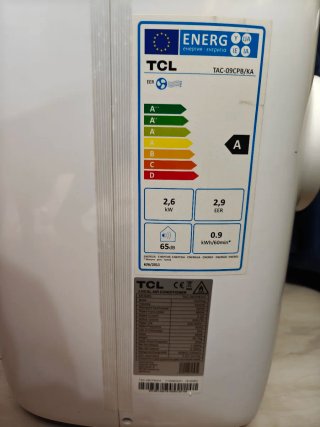 Aire Acondicionado Portátil TCL Blanco
