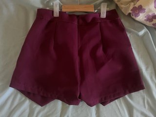 Falda-pantalón granate Talla M