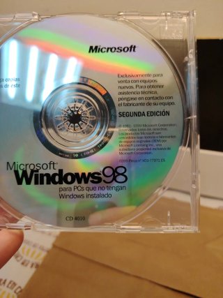 Windows 98 Segunda Edición CD