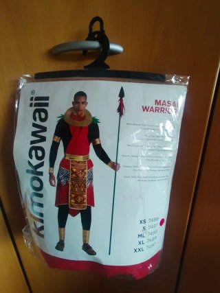 Disfraz guerrero Masai Kimokawaii