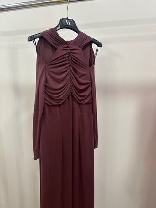 Vestido Victoria Color Berenjena - T38