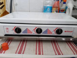 Cocina Portátil a Gas 3 Fuegos