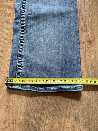 Jeans Vigoss Bootcut Strass Blu Vintage Y2K Donna
