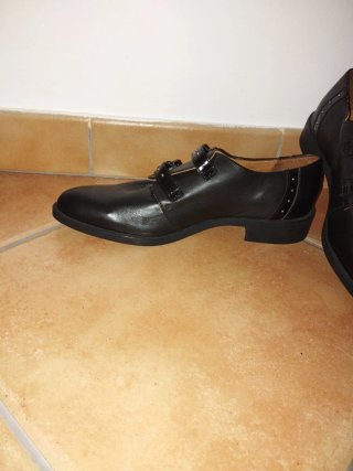 Merceditas T40 Negras con Hebillas