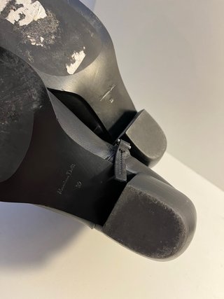 Botas Massimo Dutti Piel Negras.