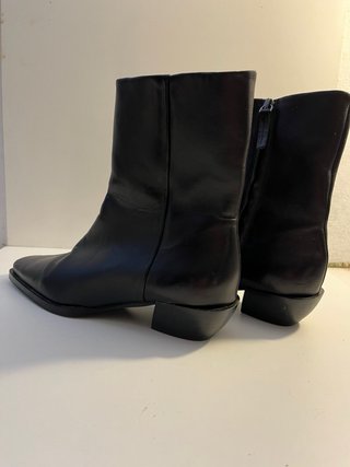 Botas Massimo Dutti Piel Negras.