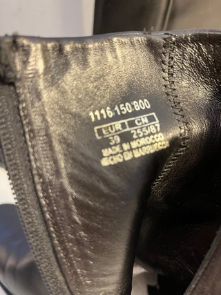 Botas Massimo Dutti Piel Negras.