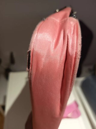 Bolsa portátil rosa con estrellas
