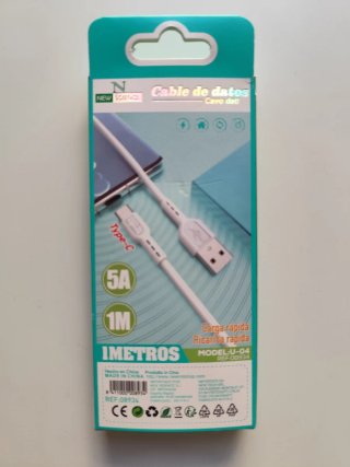 Cable USB-C New Science U-04 5A 1m