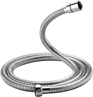 GRIFEMA G851-18 Manguera Ducha, 1.8 m, Flexo de Acero, Plata, 1.8M
