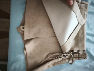 Falda pantalón beige talla S
