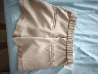 Falda pantalón beige talla S