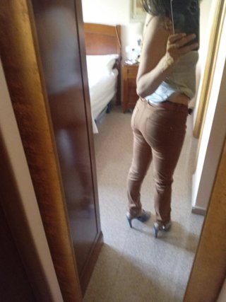 Vaqueros Stradivarius Marrones Talla 40