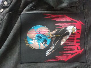 Chaqueta Vaquera Metallica Negra