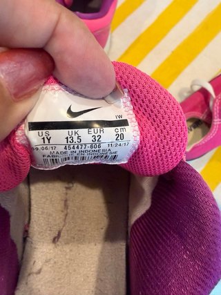 Zapatillas Nike Niña Talla 31 Rosa