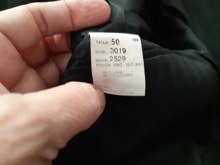 TRAJE NEGRO T.50
