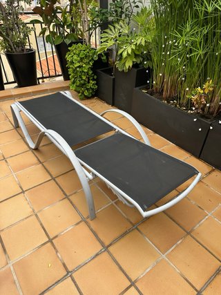 Tumbona/Hamaca de aluminio inoxidable