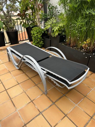 Tumbona/Hamaca de aluminio inoxidable