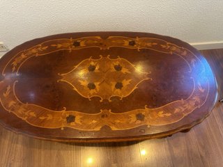 Mesa Centro Madera Marquetería