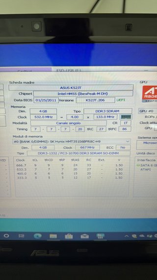 ASUS K52JT Notebook