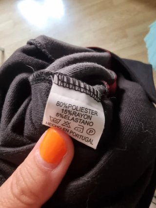 Vestido ANDYUS Negro y Rojo